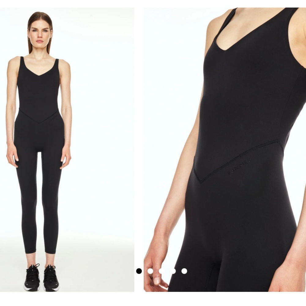 NWT V-Neck Tempo Full Length Catsuit